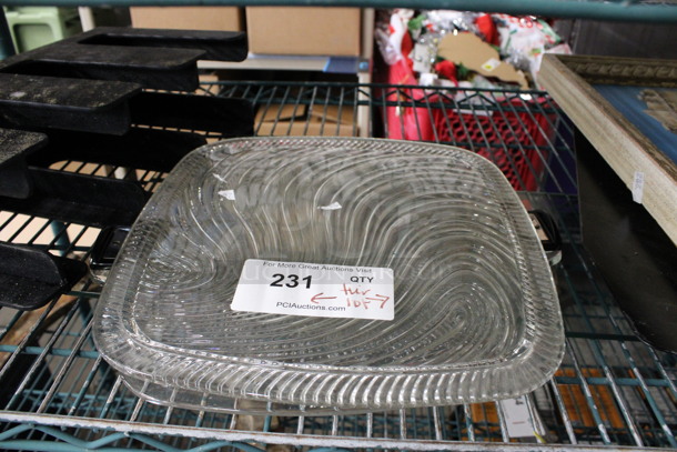 ALL ONE MONEY! Lot of Various Items Including 2 Glass Trays, Framed Picture, Glass Pane and Black Poly Holder! - Image 3 of 4