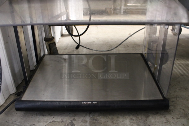 Black Metal Countertop Warming Display Merchandiser. 115 Volts, 1 Phase. 21x16x26. Tested and Working! - Image 2 of 4
