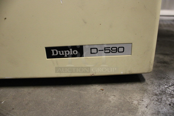 Duplo Model D-590 Metal Automatic Heavy Duty Countertop Paper Folder. 18x20x19 - Image 6 of 6