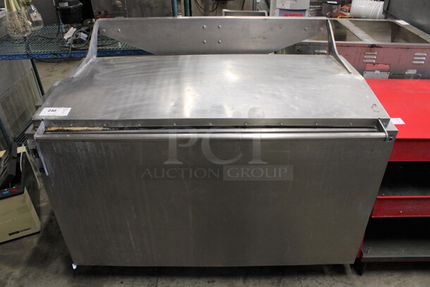 Hardt Model H4 Stainless Steel Commercial Floor Style Rotisserie Pot Pan Cleaning Soaker w/ Lid on Commercial Casters. 120 Volts, 1 Phase. 51x34x41 - Image 1 of 5