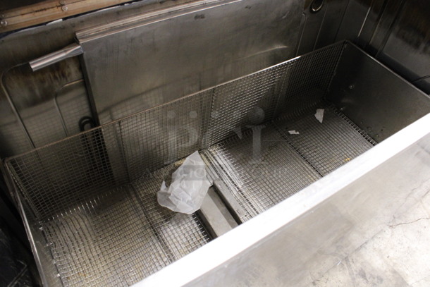 Hardt Model H4 Stainless Steel Commercial Floor Style Rotisserie Pot Pan Cleaning Soaker w/ Lid on Commercial Casters. 120 Volts, 1 Phase. 51x34x41 - Image 3 of 5