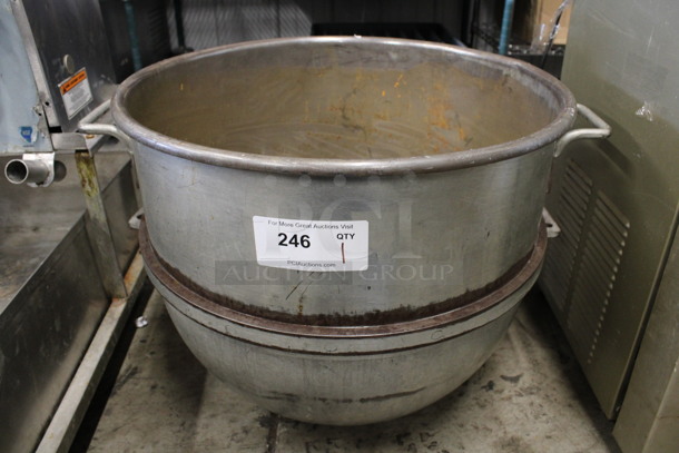 Hobart Model VML80 Metal Commercial 80 Quart Mixing Bowls. 25x21x18