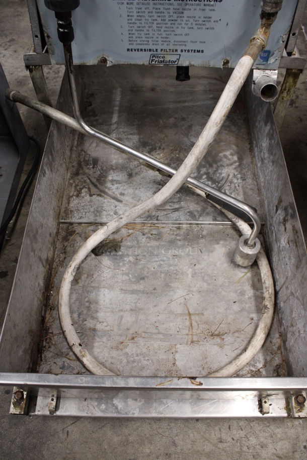 Pitco Frialator Model RP1 Metal Commercial Oil Filtration System. 115 Volts, 1 Phase. 20x31x25 - Image 3 of 6
