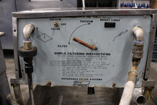 Pitco Frialator Model RP1 Metal Commercial Oil Filtration System. 115 Volts, 1 Phase. 20x31x25 - Image 4 of 6