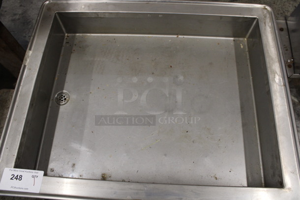 Atlas Metal Model WCM-2 Stainless Steel Commercial Cold Pan Drop In. 115 Volts, 1 Phase. 29.5x24x20. Tested and Working! - Image 5 of 5
