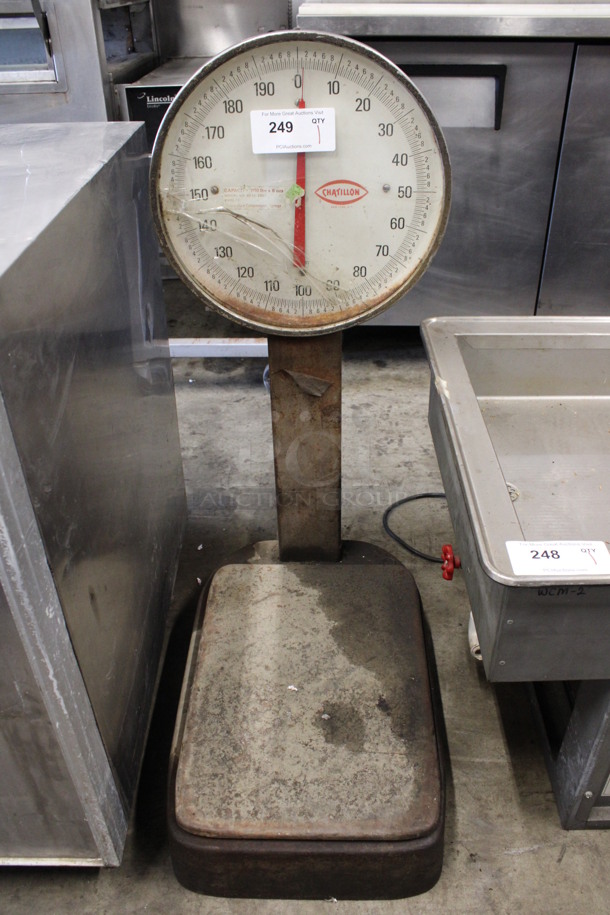 Chatillon Metal Commercial Floor Style Scale. 15x23x37 - Image 1 of 4