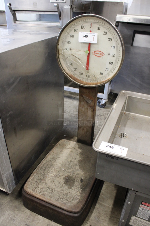 Chatillon Metal Commercial Floor Style Scale. 15x23x37 - Image 2 of 4