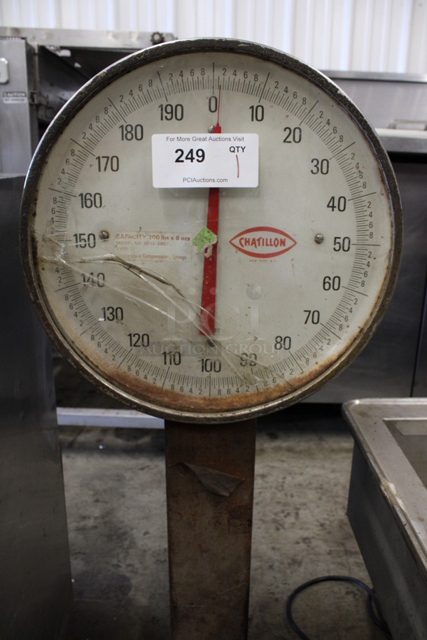 Chatillon Metal Commercial Floor Style Scale. 15x23x37 - Image 3 of 4
