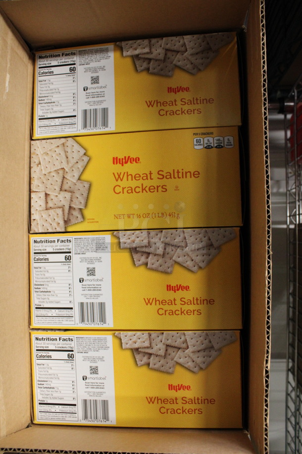 ALL ONE MONEY! Case of Wheat Saltine Cracker Boxes! - Image 1 of 3