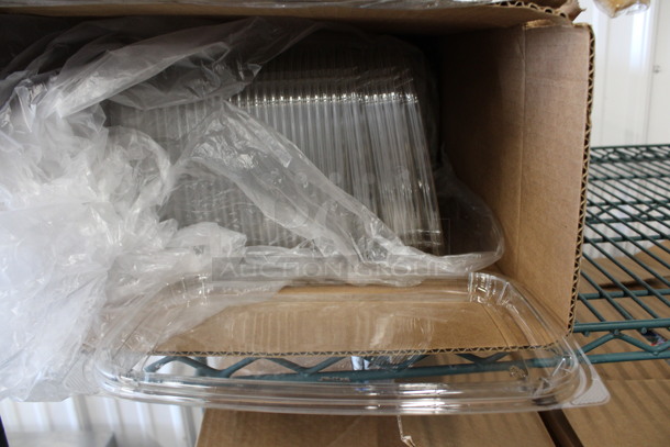 BRAND NEW IN BOX! Clear Plastic Lids! - Image 1 of 3