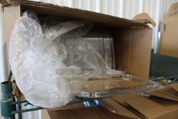 BRAND NEW IN BOX! Clear Plastic Lids! - Image 2 of 3