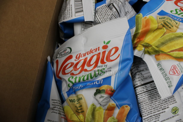 ALL ONE MONEY! Lot of 3 Boxes of Individual Zesty Ranch Veggie Straw Bags! - Image 3 of 4