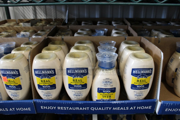 ALL ONE MONEY! Lot of 9 Boxes of Hellman's Real Mayonnaise Bottles!  - Image 3 of 5