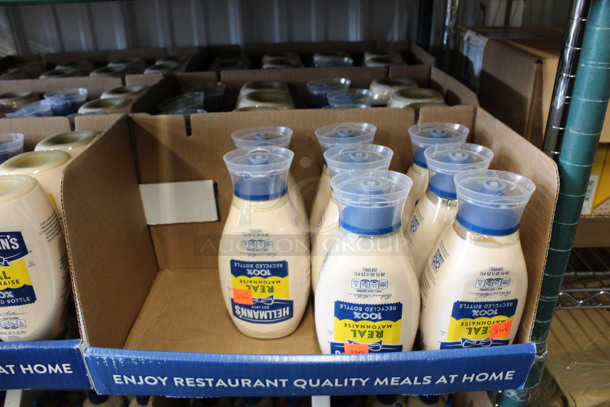 ALL ONE MONEY! Lot of 9 Boxes of Hellman's Real Mayonnaise Bottles!  - Image 4 of 5