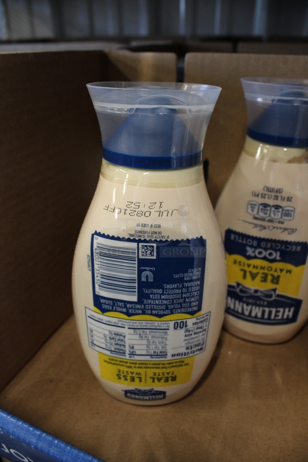 ALL ONE MONEY! Lot of 9 Boxes of Hellman's Real Mayonnaise Bottles!  - Image 5 of 5