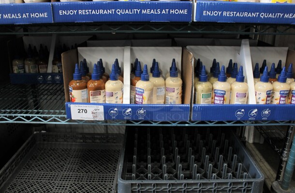 ALL ONE MONEY! Lot of 7 Boxes of Hellman's Creamy Bourbon BBQ Sauce and Roasted Garlic Bottles!  - Image 1 of 5