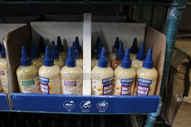 ALL ONE MONEY! Lot of 7 Boxes of Hellman's Creamy Bourbon BBQ Sauce and Roasted Garlic Bottles!  - Image 4 of 5
