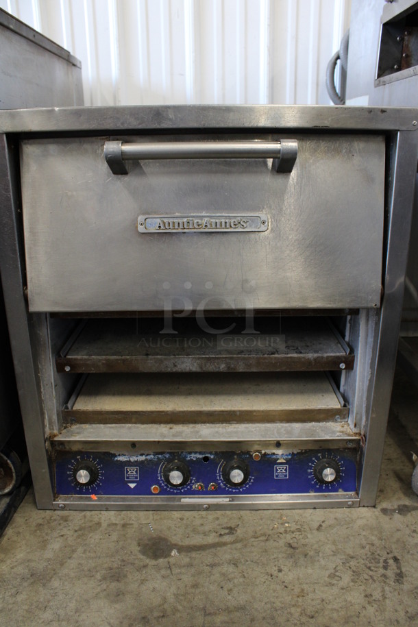 Baker's Pride Model P-44S Stainless Steel Commercial Countertop Electric Powered 2 Deck Pizza Oven. 208 Volts, 1 Phase. 26x28x29 - Image 2 of 9