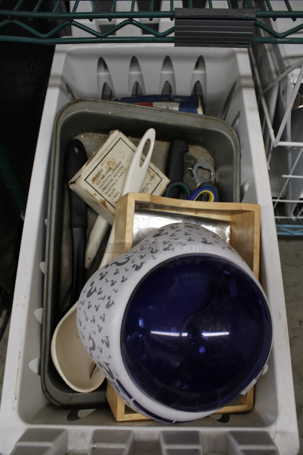 ALL ONE MONEY! Lot of Poly Freezer Baskets, Binders, Wires and Scissors! - Image 2 of 5
