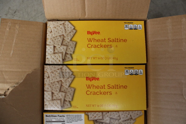 ALL ONE MONEY! Lot of 2 Cases of Wheat Saltine Cracker Boxes! - Image 2 of 3