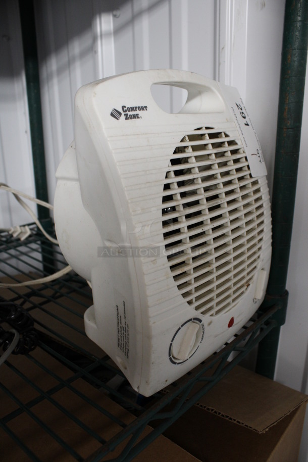 Comfort Zone White Poly Fan. 8x7x10 - Image 2 of 3