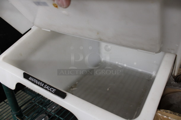White Poly Ingredient Bin. 16x23x11 - Image 4 of 4