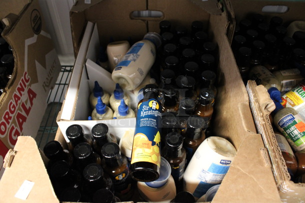 ALL ONE MONEY! Lot of 2 Boxes of Condiment Bottles Including Sir Kensington Golden Citrus Vinaigrette and Hellmann's Cilantro Lime Sauce!  - Image 2 of 5