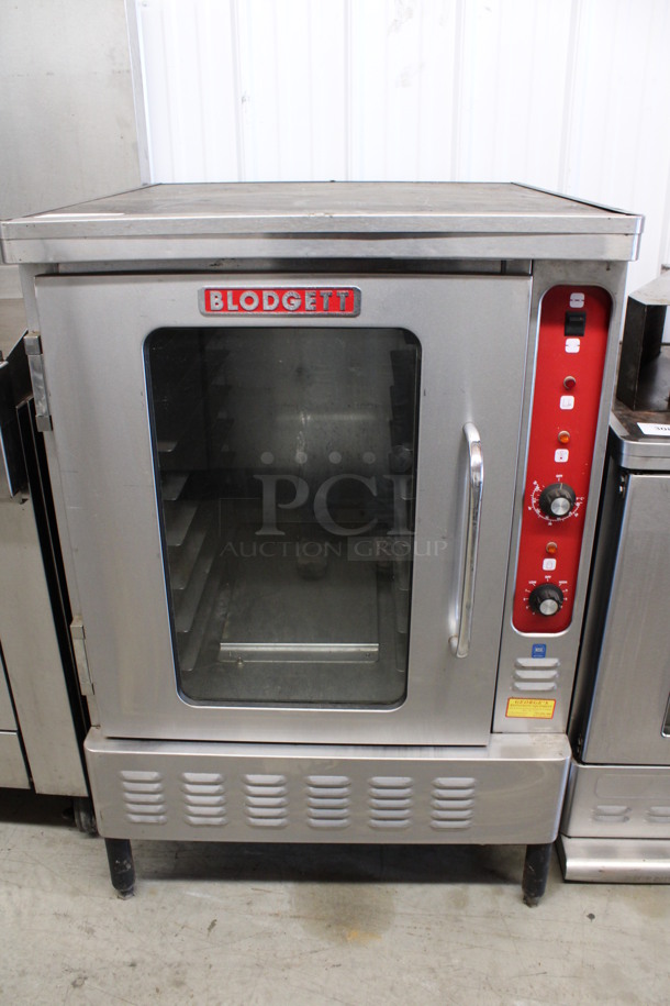 Blodgett Stainless Steel Commercial Electric Powered Half Size Convection Oven w/ View Through Door and Thermostatic Controls. 120 Volts, 1 Phase. 30x34x45 - Image 1 of 6