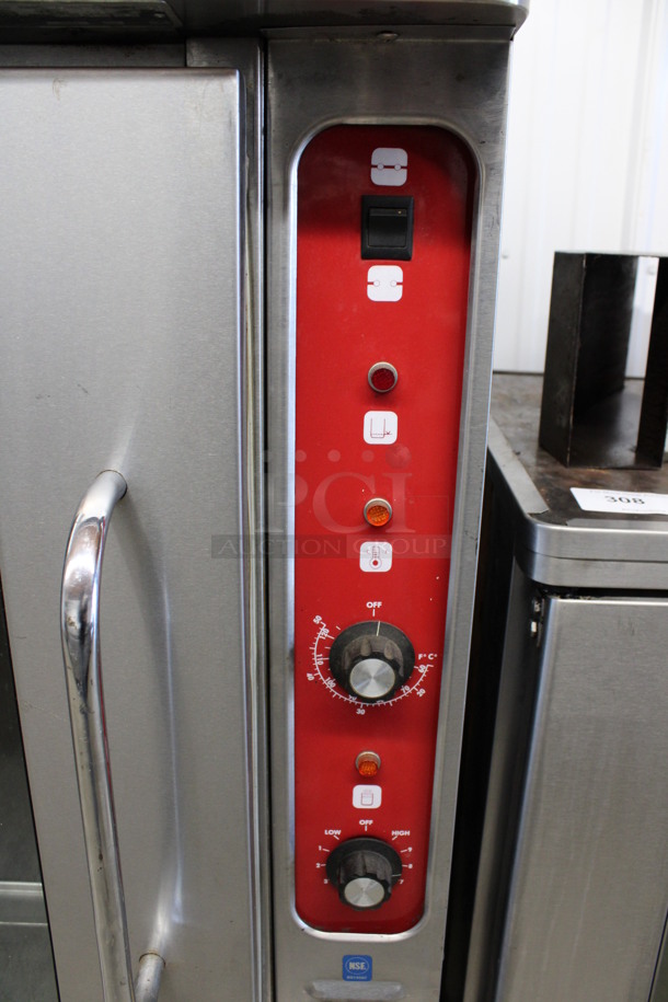 Blodgett Stainless Steel Commercial Electric Powered Half Size Convection Oven w/ View Through Door and Thermostatic Controls. 120 Volts, 1 Phase. 30x34x45 - Image 3 of 6