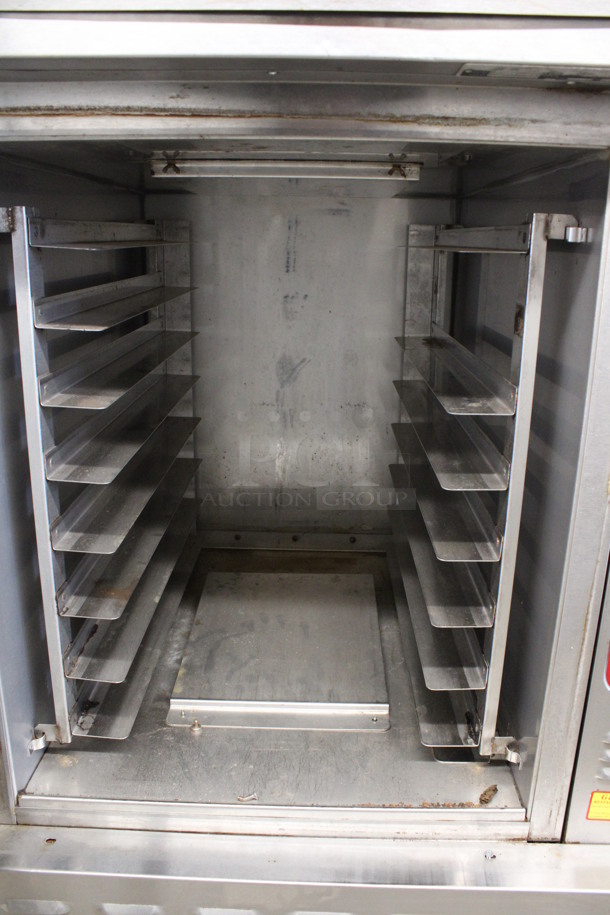 Blodgett Stainless Steel Commercial Electric Powered Half Size Convection Oven w/ View Through Door and Thermostatic Controls. 120 Volts, 1 Phase. 30x34x45 - Image 4 of 6