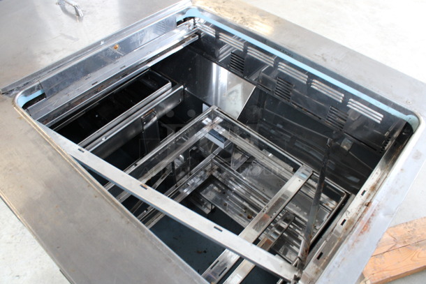 2015 Delfield Model D4472N-30M-A10 Stainless Steel Commercial Prep Table w/ 3 Lids and 6 Drawers on Commercial Casters. 115 Volts, 1 Phase. 72x32x37. Tested and Working! - Image 4 of 9