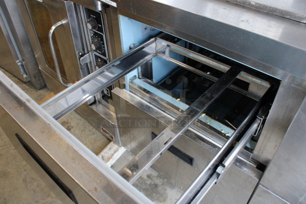 2015 Delfield Model D4472N-30M-A10 Stainless Steel Commercial Prep Table w/ 3 Lids and 6 Drawers on Commercial Casters. 115 Volts, 1 Phase. 72x32x37. Tested and Working! - Image 7 of 9