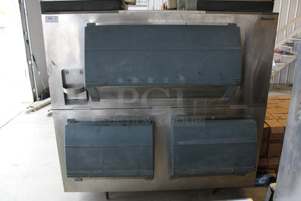 2 Scotsman Model CME1656RS-3F Stainless Steel Commercial Ice Machine Heads on Follett LD124S / SG3200-72 Ice Bin. 208/230 Volts, 1 Phase. 72x56x97 - Image 3 of 12