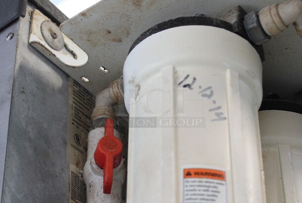 2 Scotsman Model CME1656RS-3F Stainless Steel Commercial Ice Machine Heads on Follett LD124S / SG3200-72 Ice Bin. 208/230 Volts, 1 Phase. 72x56x97 - Image 8 of 12