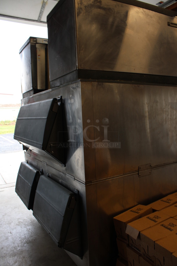 2 Scotsman Model CME1656RS-3F Stainless Steel Commercial Ice Machine Heads on Follett LD124S / SG3200-72 Ice Bin. 208/230 Volts, 1 Phase. 72x56x97 - Image 10 of 12