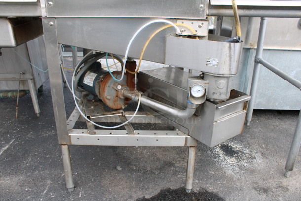 American Dish Service ADJ Model AF-3DS Stainless Steel Commercial Straight Pass Through Dishwasher. Goes GREAT w/ Lots 320 and 322! 120 Volts, 1 Phase. 33x33x70 - Image 4 of 7