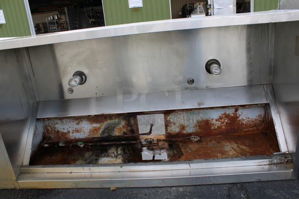 7.5' Greenheck Model GXEW-7.50-S Stainless Steel Commercial Self Contained Grease Hood. 102x48x24 - Image 2 of 9