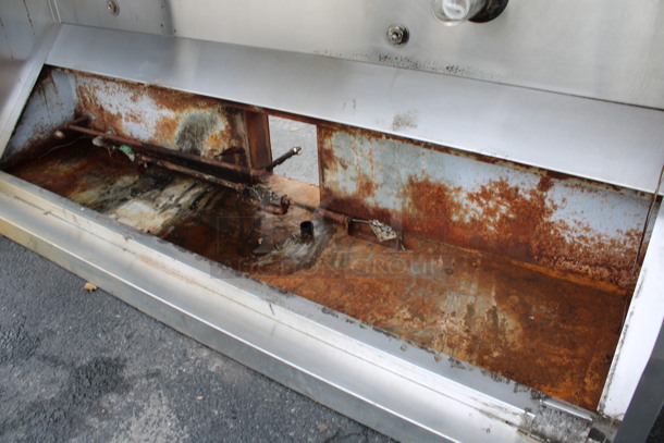 7.5' Greenheck Model GXEW-7.50-S Stainless Steel Commercial Self Contained Grease Hood. 102x48x24 - Image 4 of 9