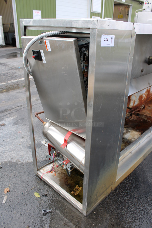 7.5' Greenheck Model GXEW-7.50-S Stainless Steel Commercial Self Contained Grease Hood. 102x48x24 - Image 6 of 9