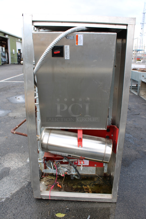 7.5' Greenheck Model GXEW-7.50-S Stainless Steel Commercial Self Contained Grease Hood. 102x48x24 - Image 7 of 9