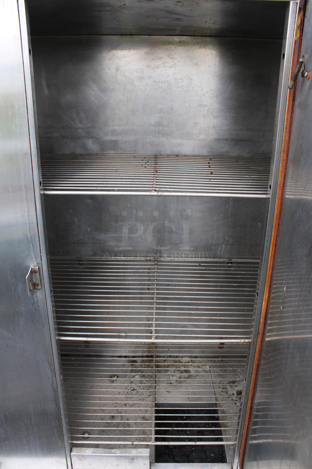 Carter Hoffmann Stainless Steel Commercial Single Door Reach In Cabinet on Commercial Casters. 50x31x64 - Image 4 of 6