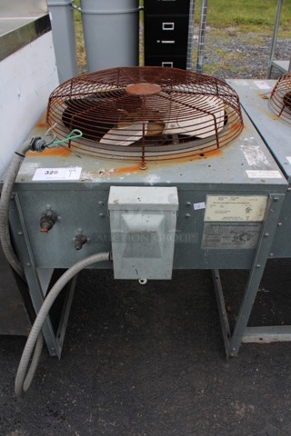 Manitowoc Model JC0895 Metal Commercial Remote Fan For Ice Head. 208-230 Volts, 1 Phase. 24x32x31