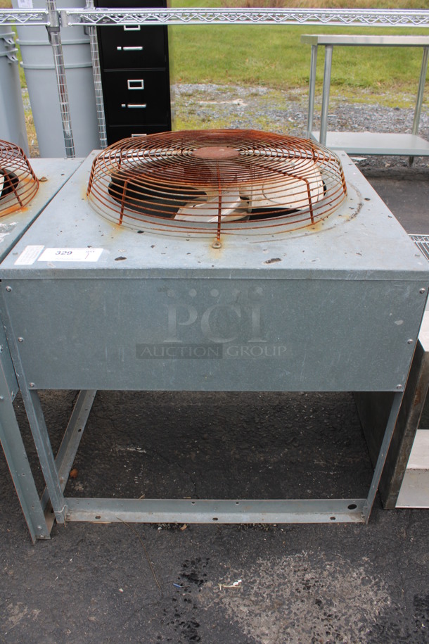 Manitowoc Model JC1395 Metal Commercial Remote Fan For Ice Head. 208-230 Volts, 1 Phase. 28x30x31