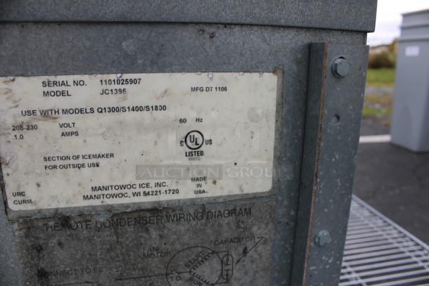Manitowoc Model JC1395 Metal Commercial Remote Fan For Ice Head. 208-230 Volts, 1 Phase. 28x30x31 - Image 4 of 4