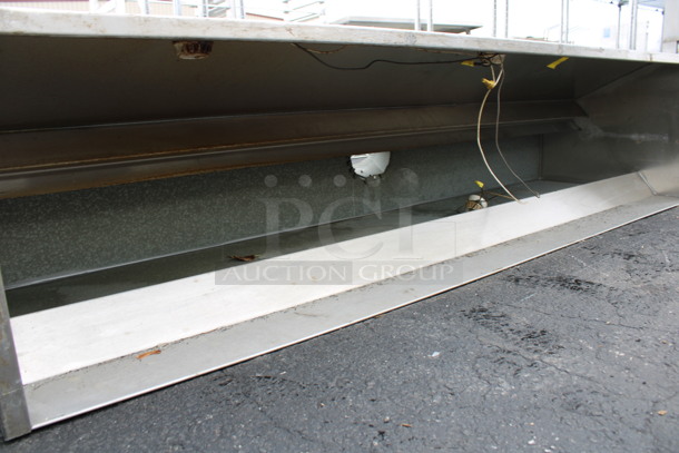 6.5' Stainless Steel Commercial Steam Hood. 78x24x18 - Image 2 of 4