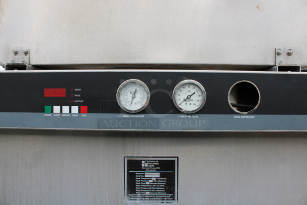 Douglas Model SD36-G-240/G Stainless Steel Commercial Floor Style Pot Pan Washer. 480 Volts, 3 Phase. 83x38x104 - Image 4 of 8