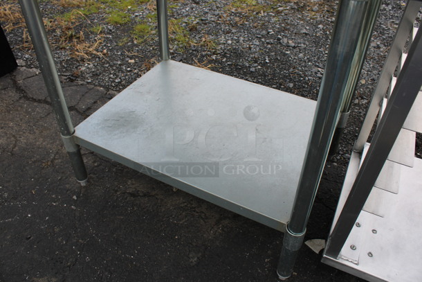 Stainless Steel Commercial Table w/ Metal Under Shelf. 36x30x34 - Image 3 of 3