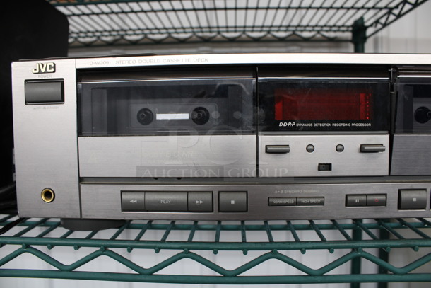JVC Model TD-W205 Stereo Double Cassette Deck. 17x12x5 - Image 3 of 3