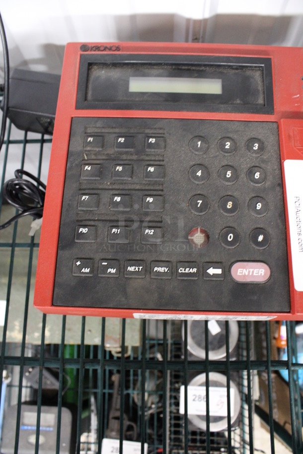 Kronos Model 480F Series 400 Countertop Time Clock. 10x9.5x3.5 - Image 4 of 4