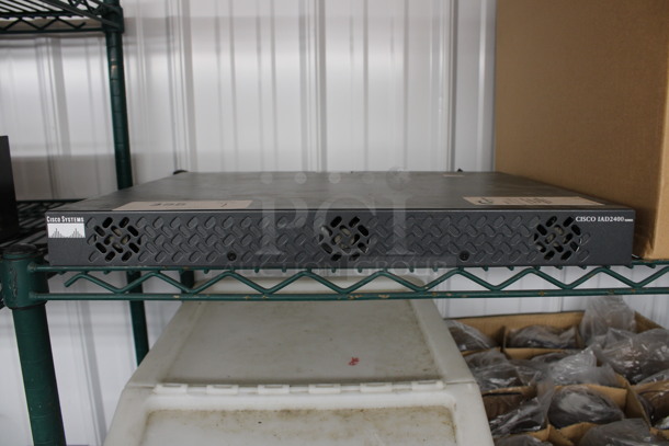 Cisco Systems Cisco IAD2400 Series Gateway Router. 17.5x14x2 - Image 1 of 5